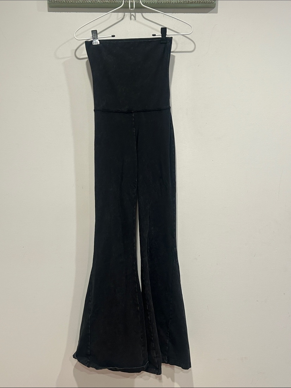 Offline aerie OG fold over super flare  high rise legging pants women’s XS black